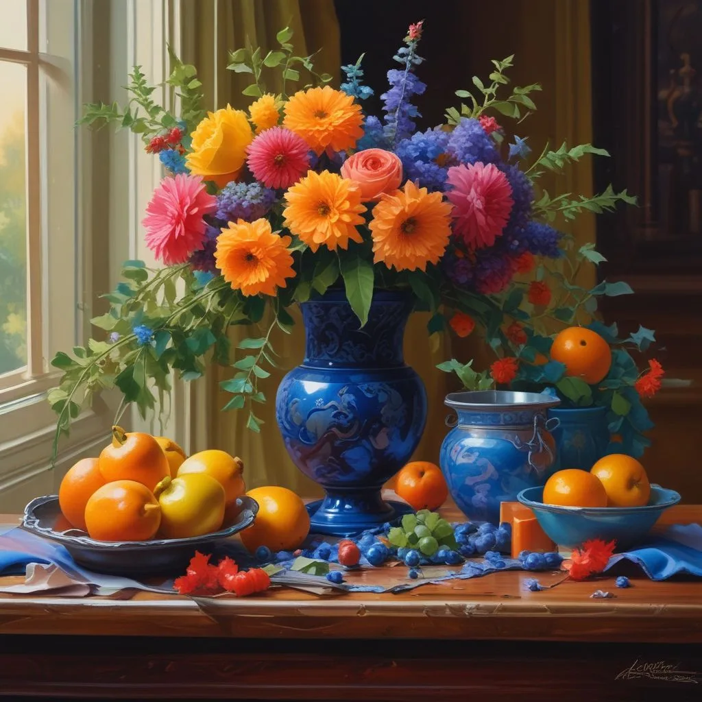 Как нарисовать натюрморт в стиле классической голландской живописи.