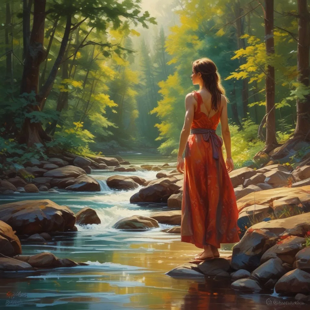 Как писать воду в живописи: море, река, дождь — техники и приёмы