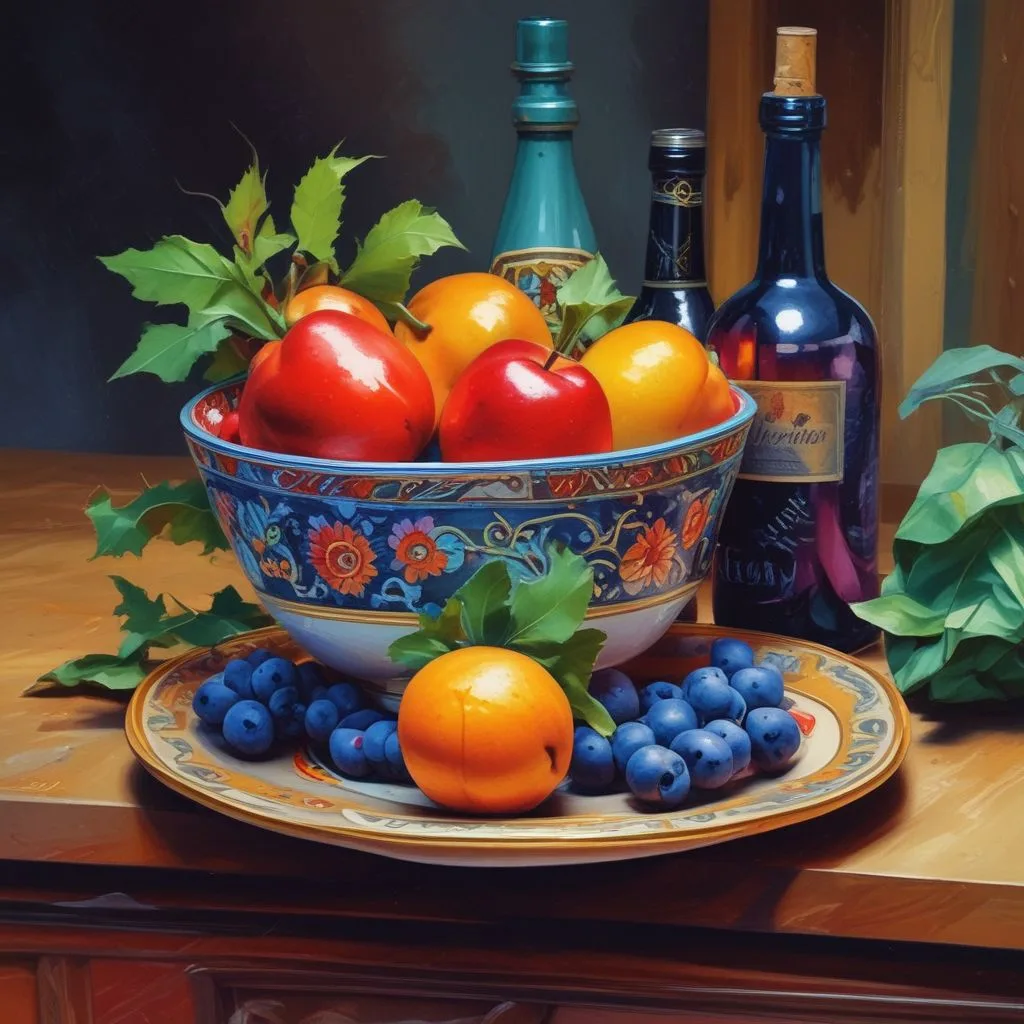 Как писать натюрморты в стиле старых мастеров с использованием техники sfumato.