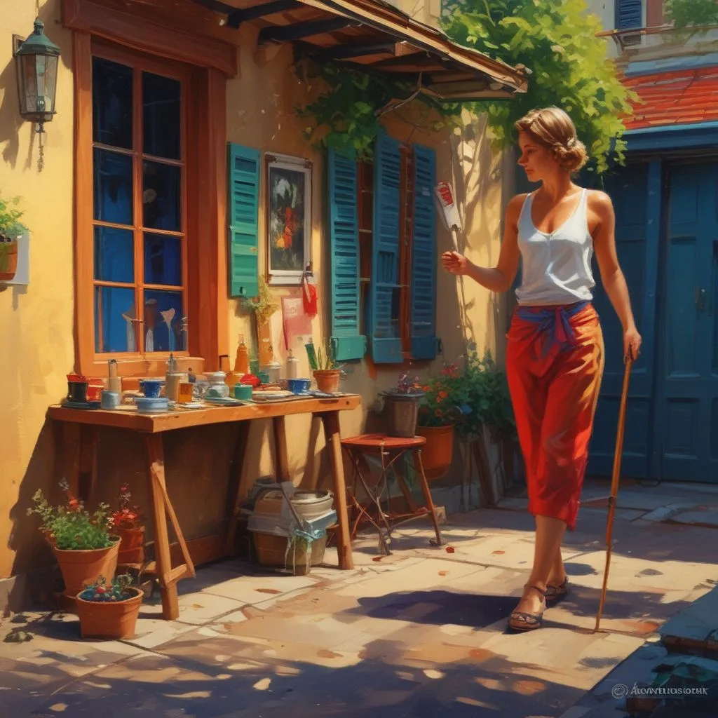 Как создать абстрактную композицию в смешанной технике акварели и гуаши для начинающих художников