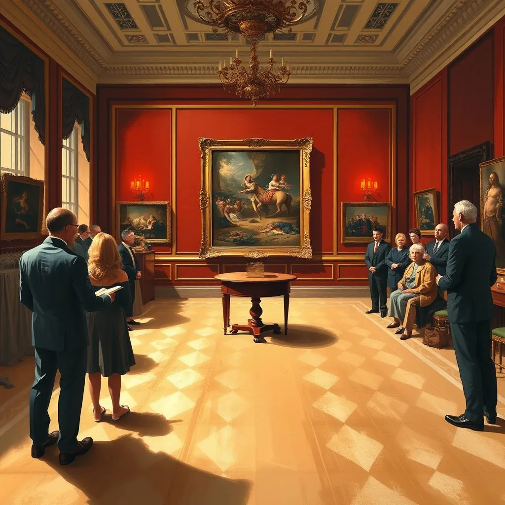 На что смотреть при покупке картины на аукционе