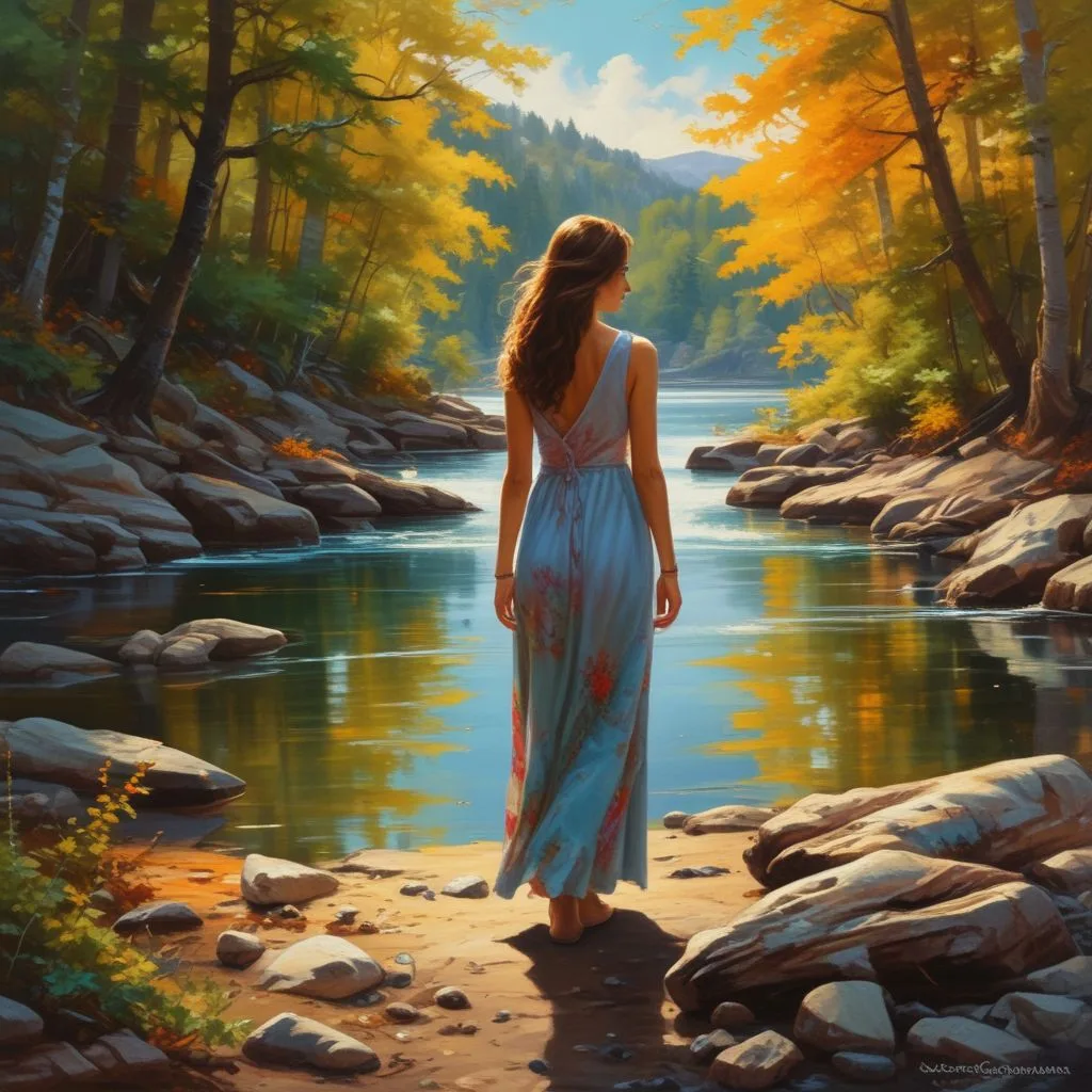 Тонирование картин маслом и смешанных техник в современном искусстве.