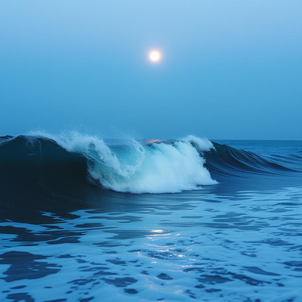 Волна ночного океана