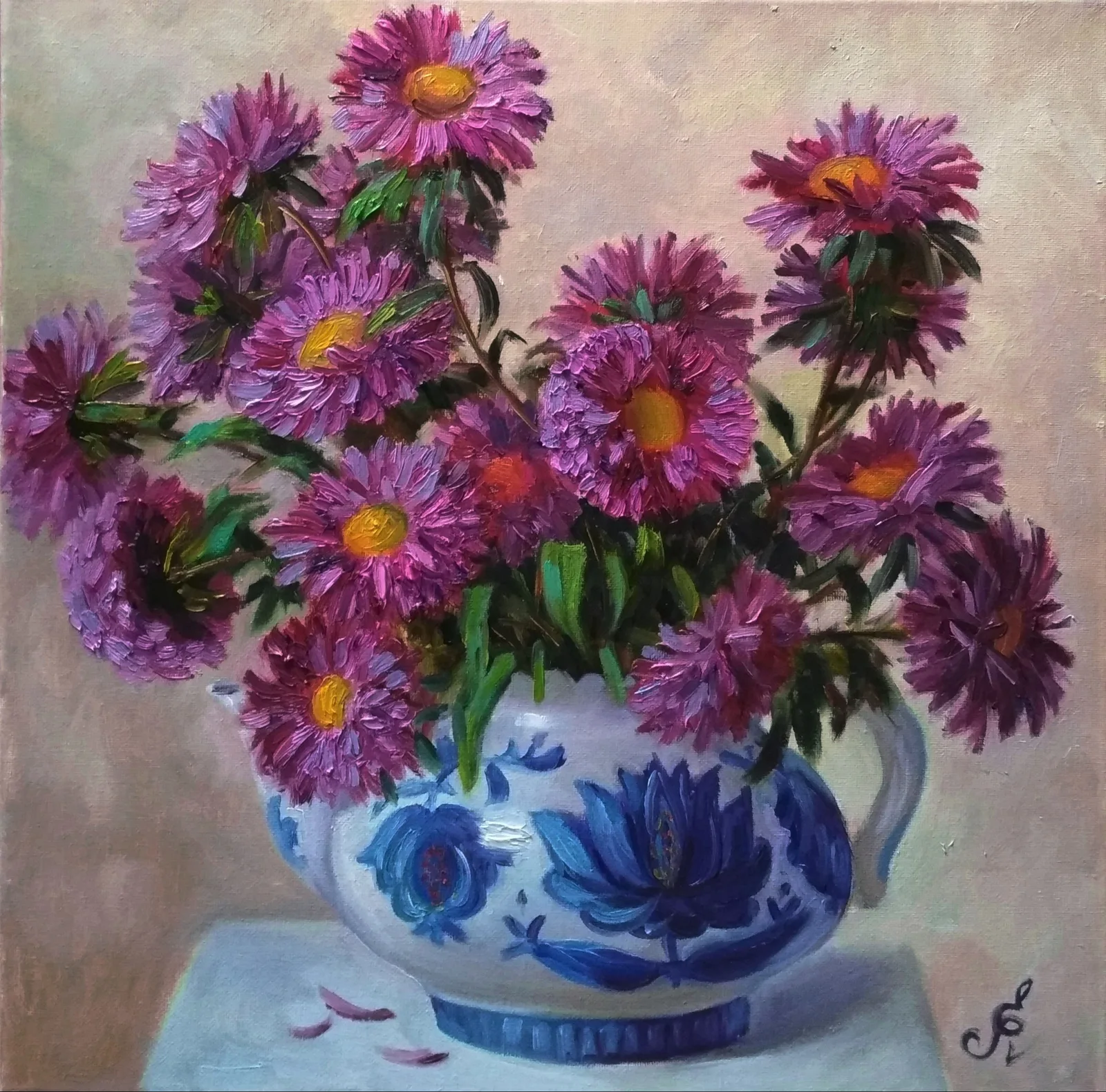 Картина «"Подарок осеннего сада"» — Елена Лаушкина, Натюрморт, аукцион Artstore