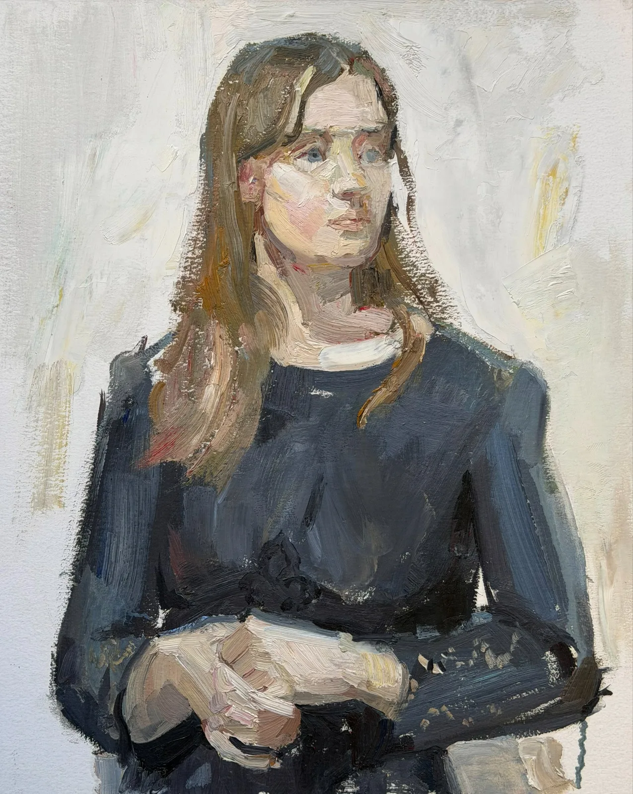 Картина «Девушка в черном» — Дмитрий Кульчик, Портрет, аукцион Artstore