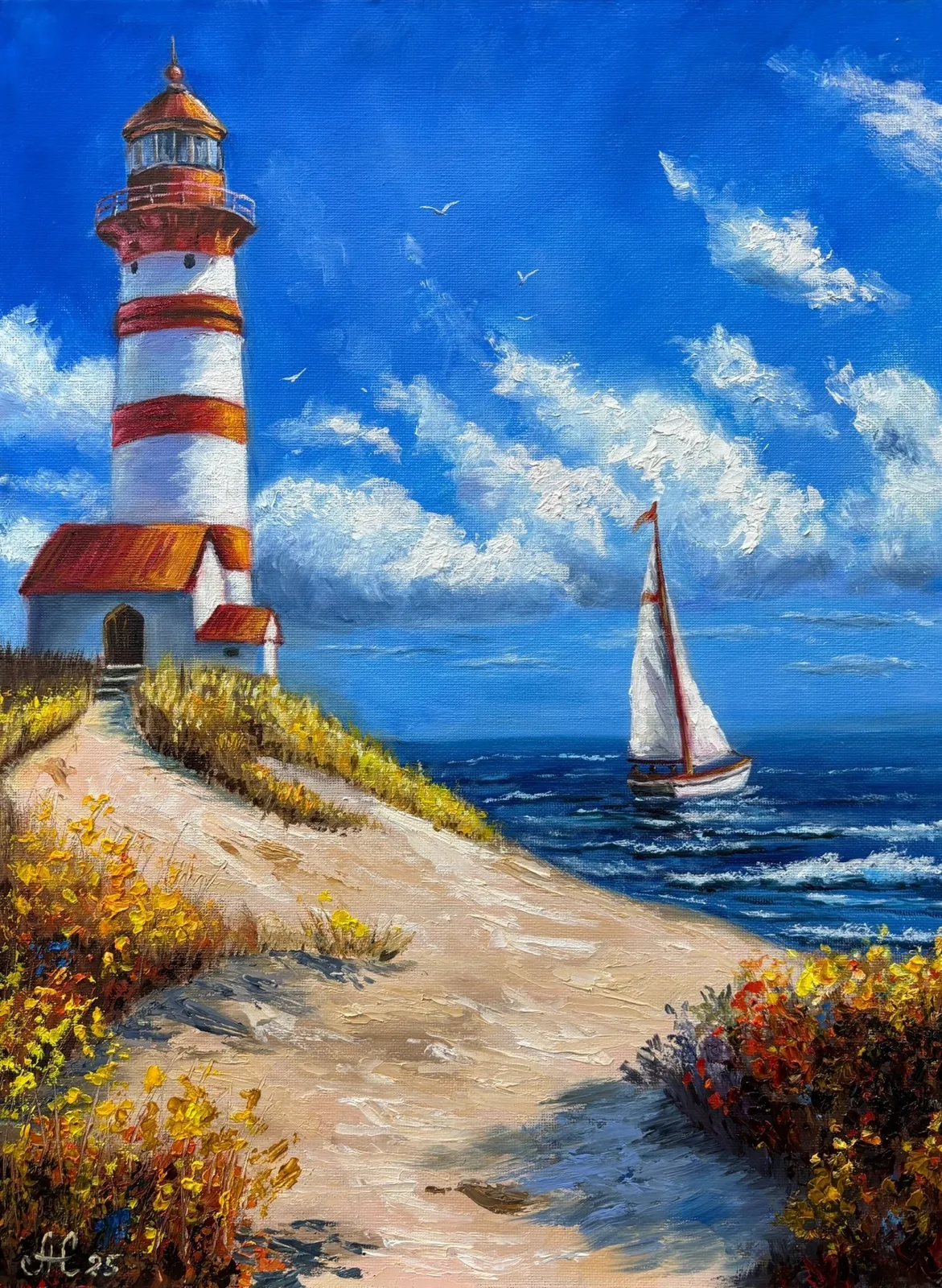 Картина «"Зов моря"» — Алёна Скипина, Пейзаж, аукцион Artstore