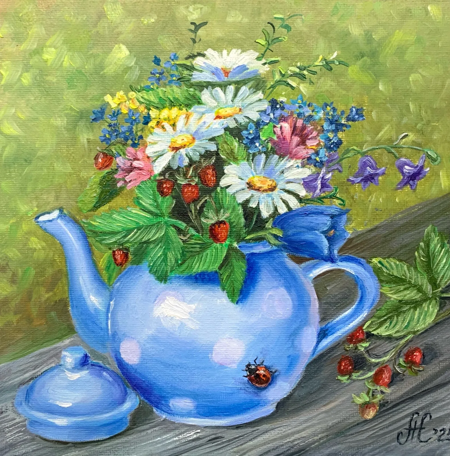 Картина «"Летний аромат"» — Алёна Скипина, Натюрморт, аукцион Artstore