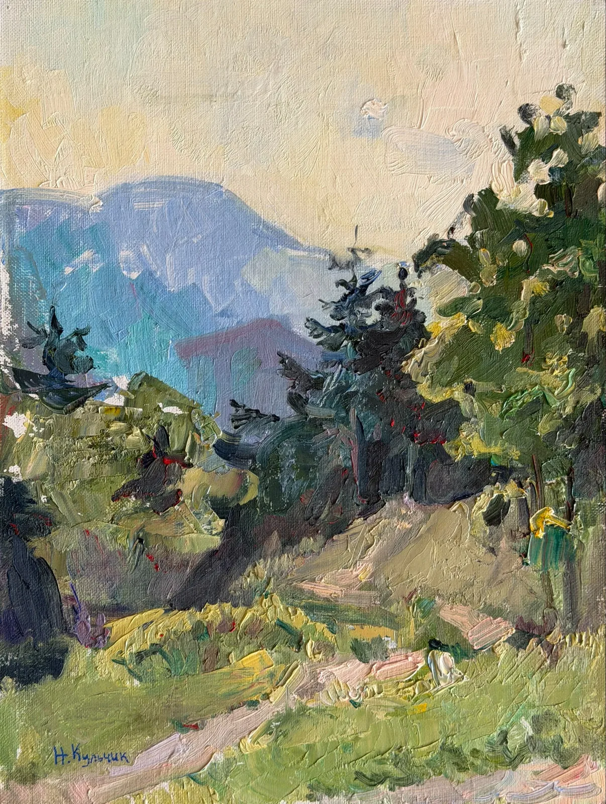 Картина «Лето в Алуште» — Дмитрий Кульчик, Пейзаж, аукцион Artstore