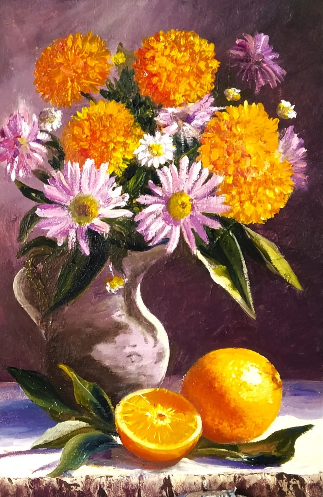 Картина «Натюрморт с апельсином» — Маргарита Щенина, Натюрморт, аукцион Artstore