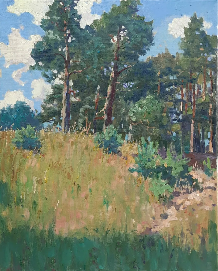 Картина «Опушка леса» — Владимир Рыженко, Пейзаж, аукцион Artstore