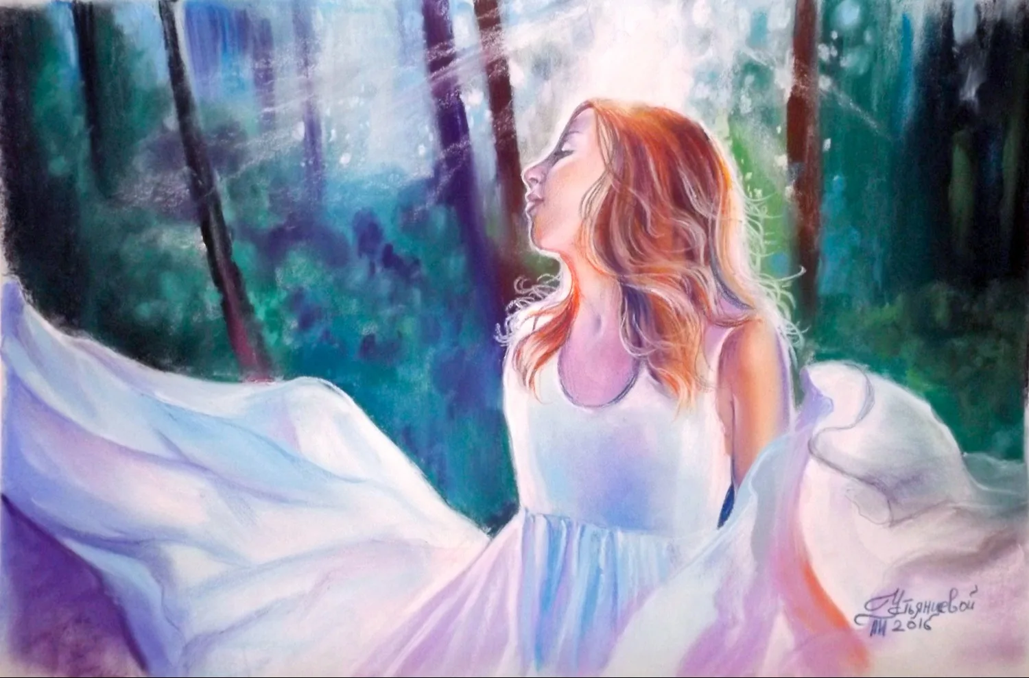 Картина «"Освещенная солнцем"» — Татьяна Устьянцева, Жанровая живопись, аукцион Artstore