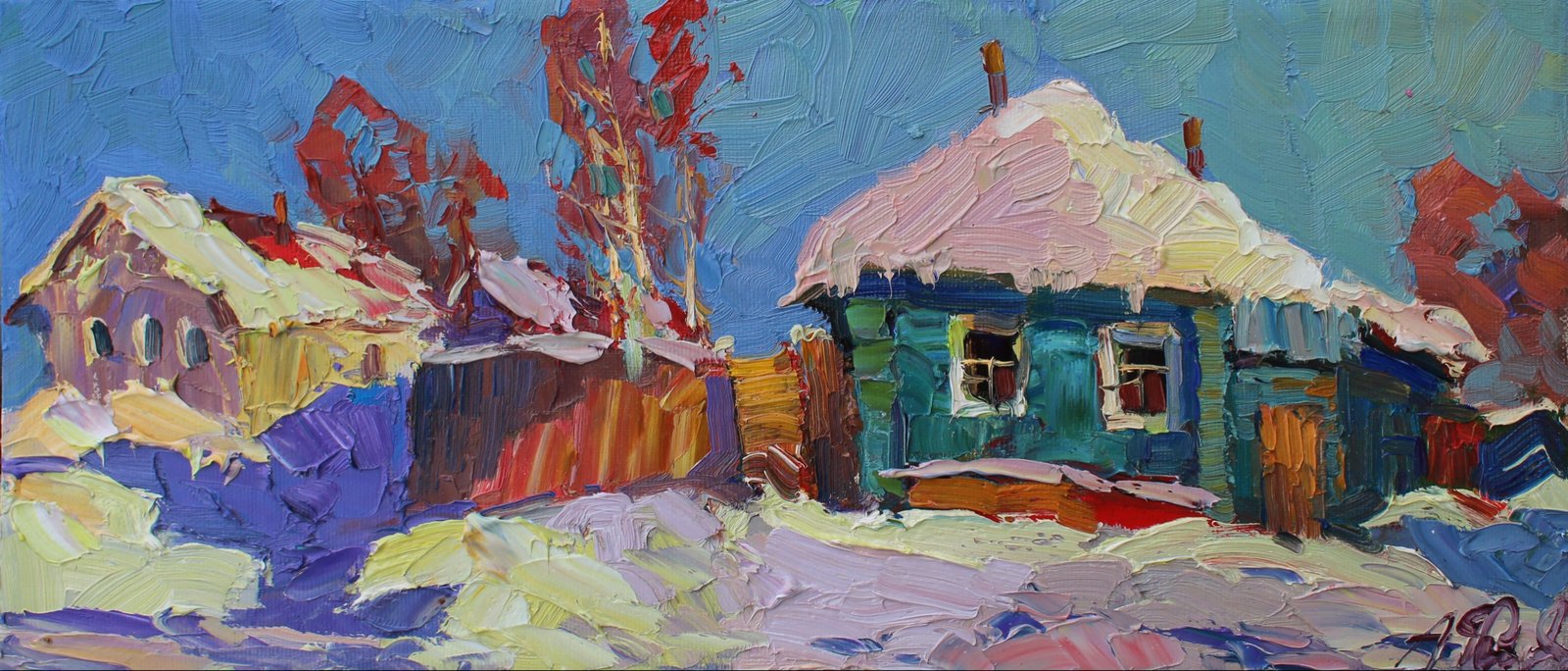 Картина «Под вечерним солнцем» — Александр Геннадьевич, Пейзаж, аукцион Artstore