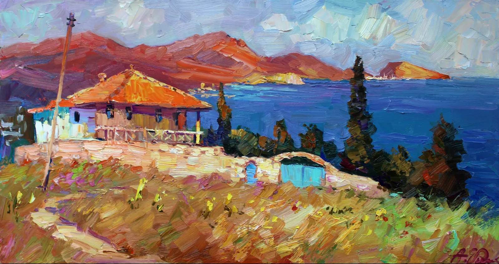 Картина «Под солнцем Крыма» — Александр Геннадьевич, Пейзаж, аукцион Artstore