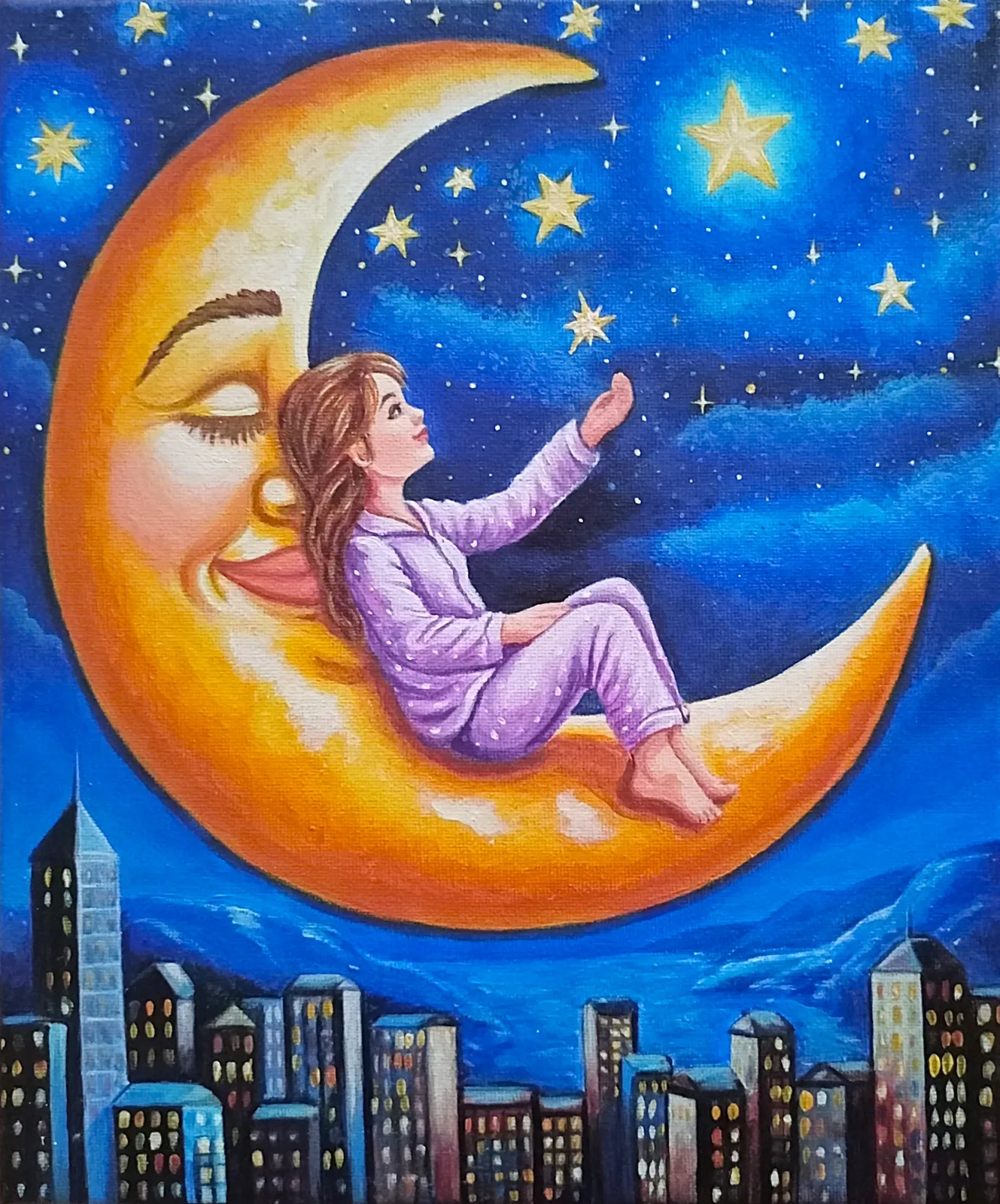 Картина «"Прикосновение к мечте"» — Светлана Кижаева, Жанровая живопись, аукцион Artstore