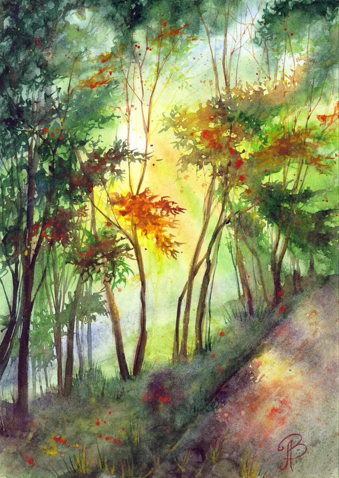 Картина «Ранняя осень» — Алла Валежина, Пейзаж, аукцион Artstore