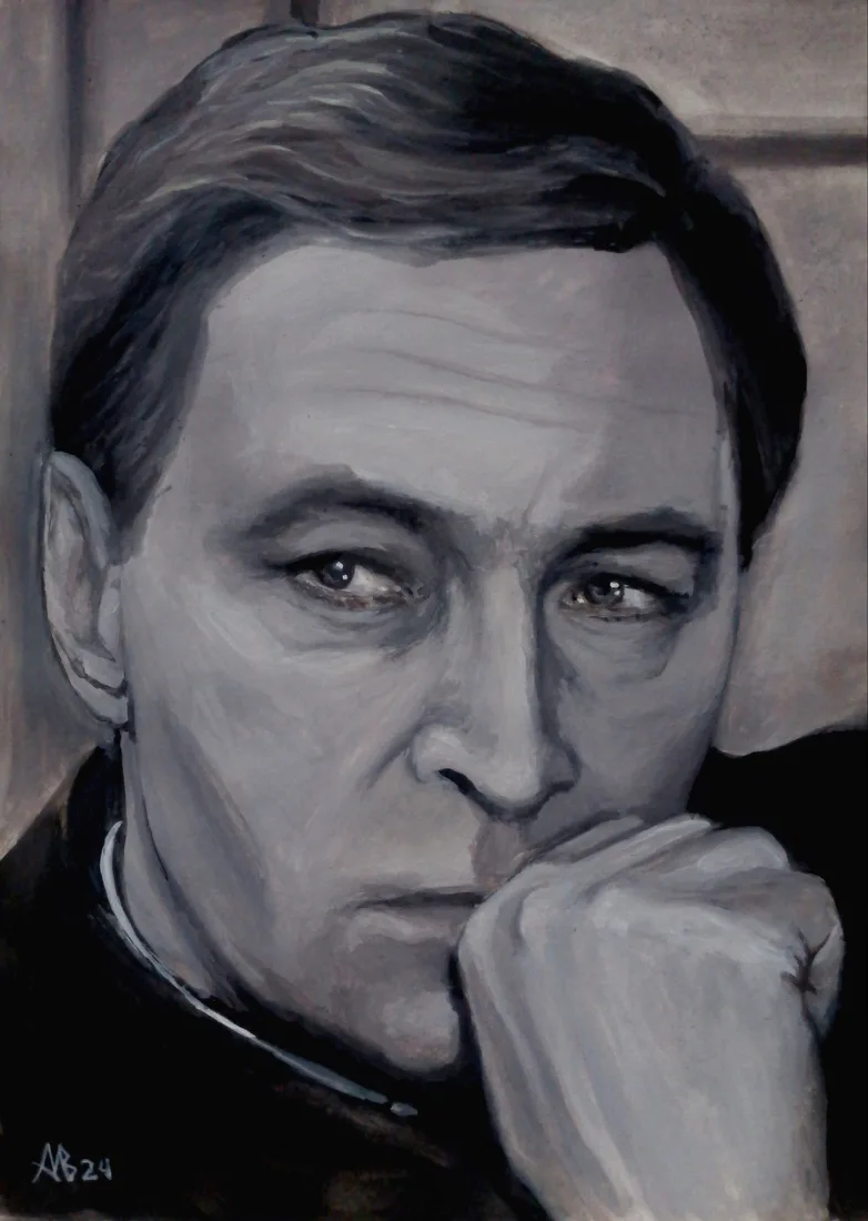 Картина «Вячеслав Тихонов» — Артур Михалев, Портрет, аукцион Artstore