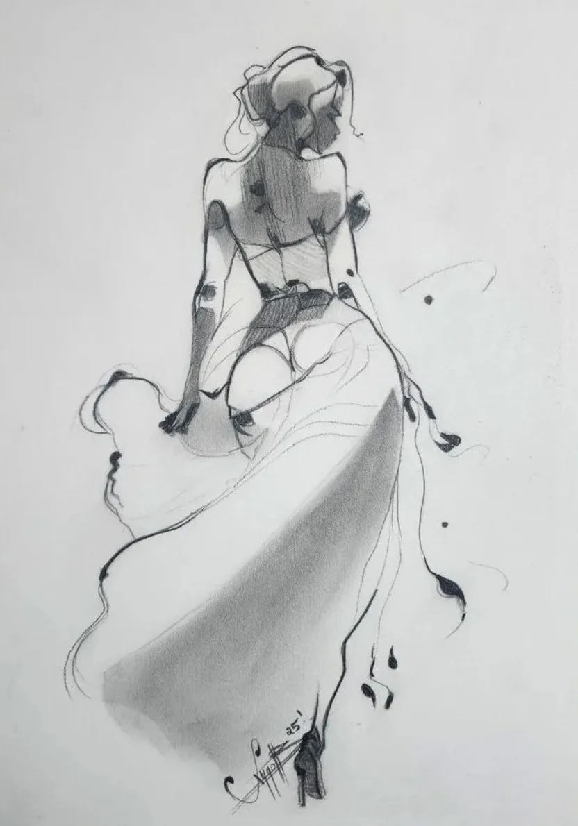 Картина «Рисунок графика «Шаг до откровения»» — Юрий Худов, Другое, аукцион Artstore