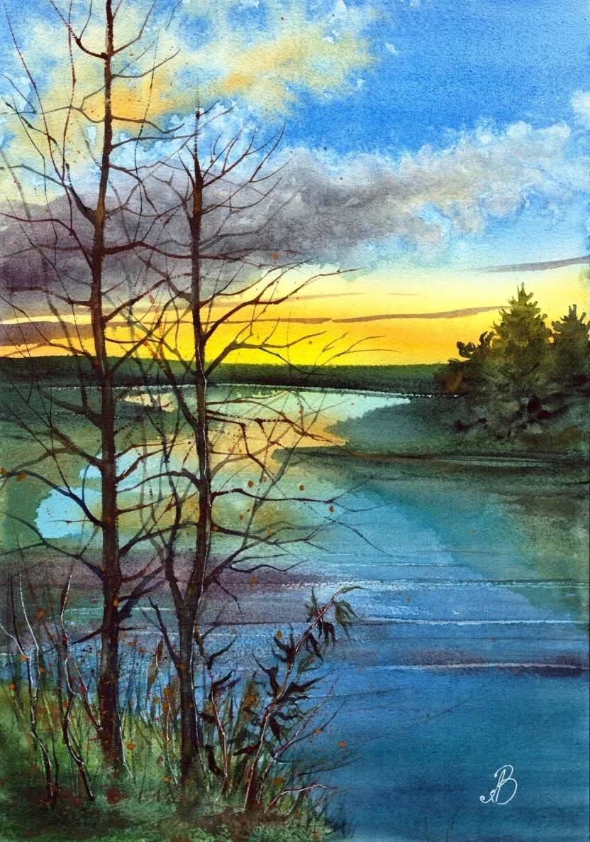 Дыхание вечернего озера