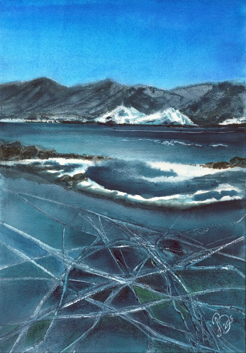 Картина «Байкал» — Алла Валежина, Пейзаж, аукцион Artstore