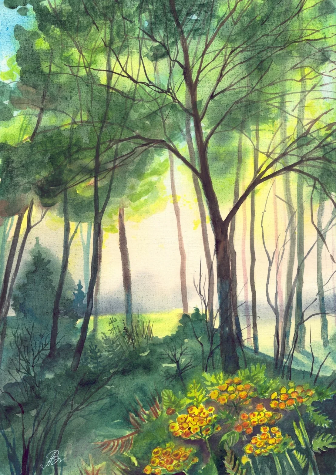 Картина «Полосино» — Алла Валежина, Пейзаж, аукцион Artstore