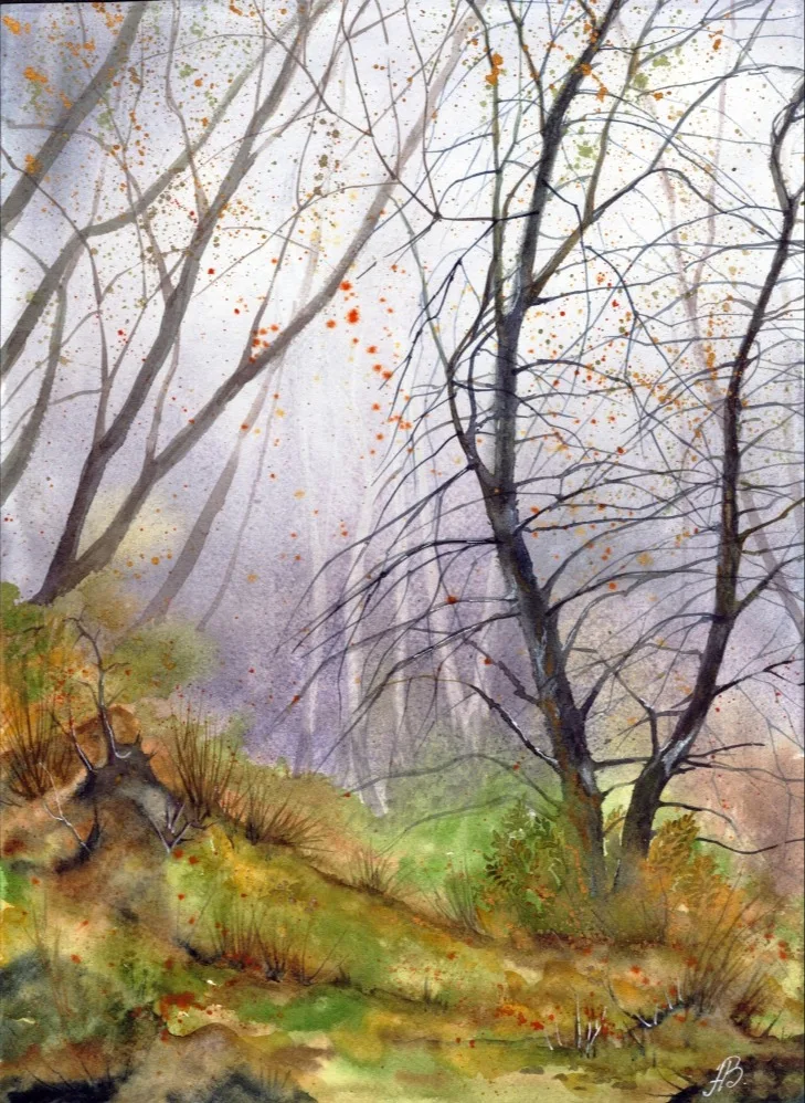 Картина «Осенняя сюита» — Алла Валежина, Пейзаж, аукцион Artstore