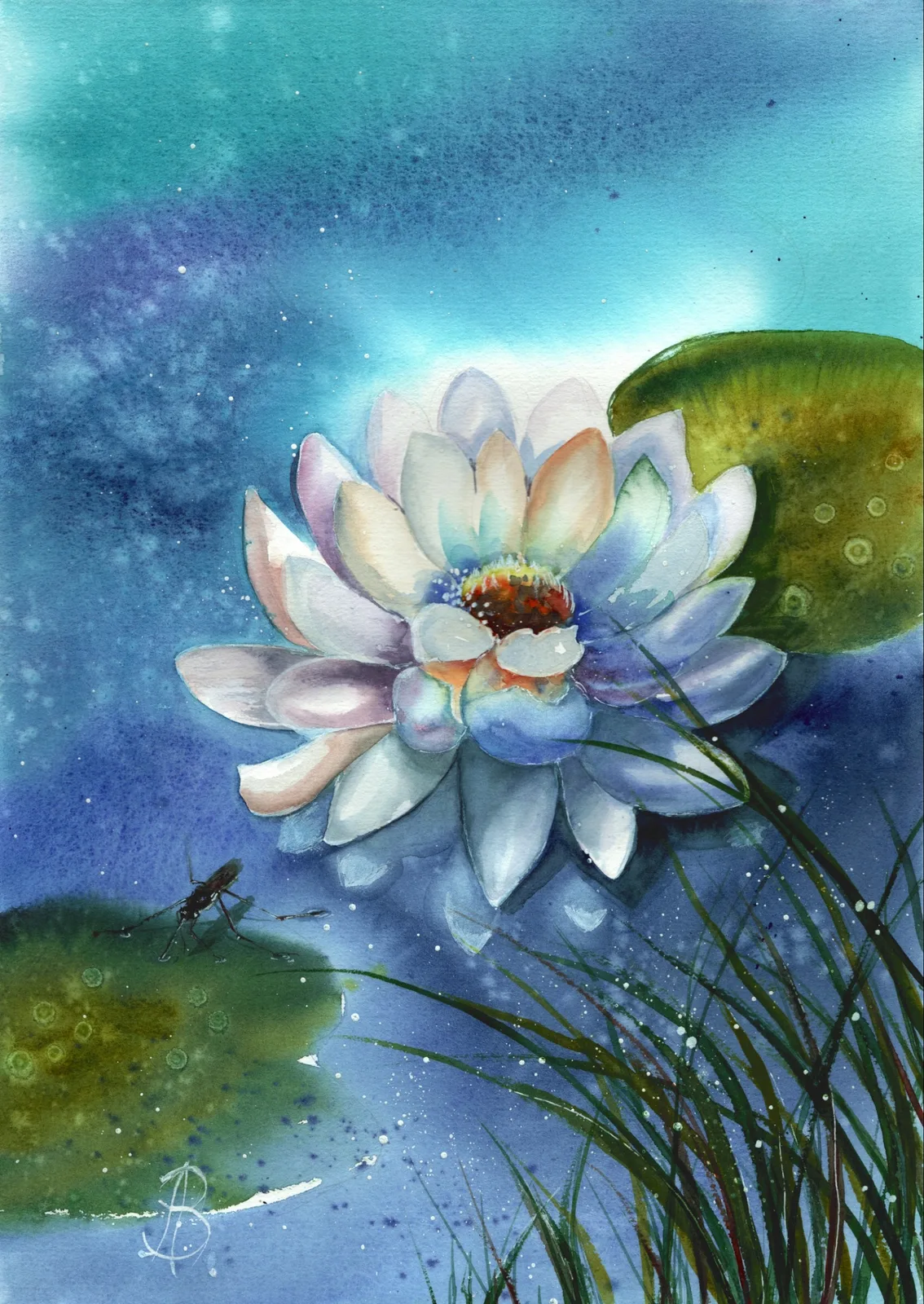 Картина «Кувшинка» — Алла Валежина, Натюрморт, аукцион Artstore