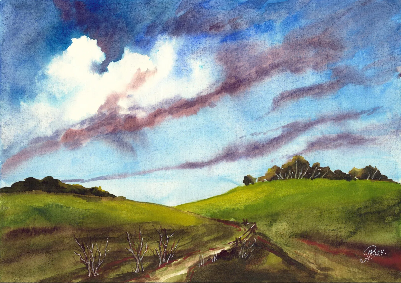 Картина «Холмогоры» — Алла Валежина, Пейзаж, аукцион Artstore