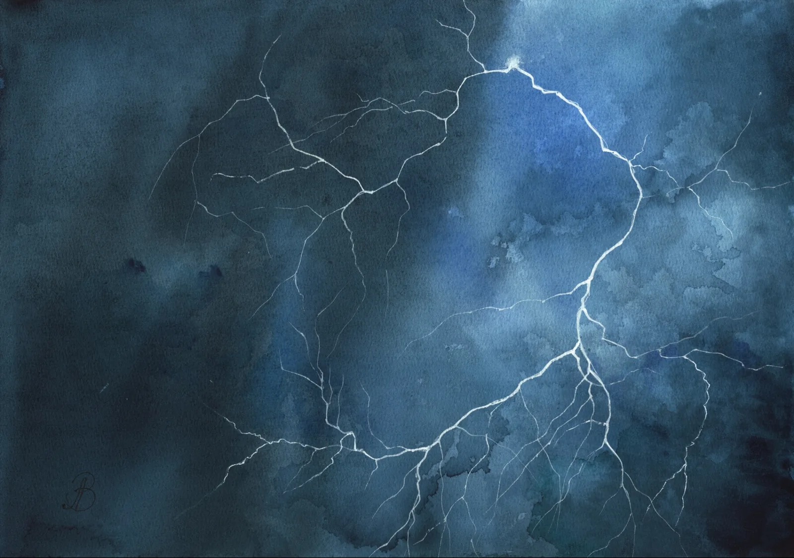 Картина «Гроза» — Алла Валежина, Другое, аукцион Artstore