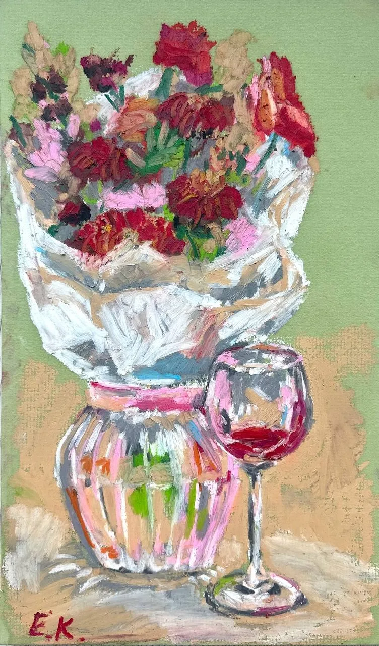 Картина ««Осенний букет»» — Ксения Ельчанинова, Натюрморт, аукцион Artstore