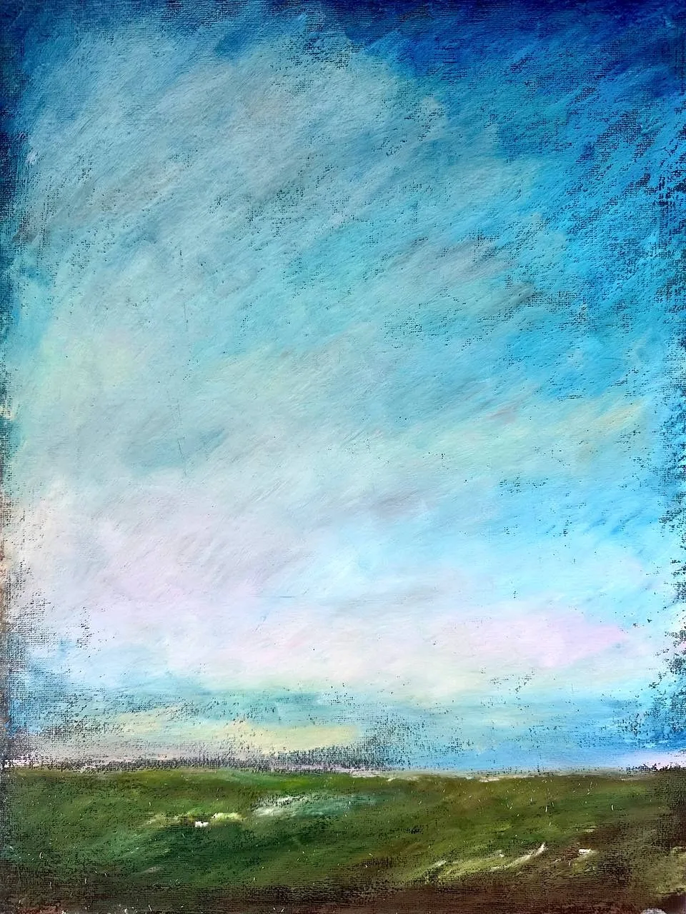 Картина ««Лето.Рассвет»» — Ксения Ельчанинова, Пейзаж, аукцион Artstore