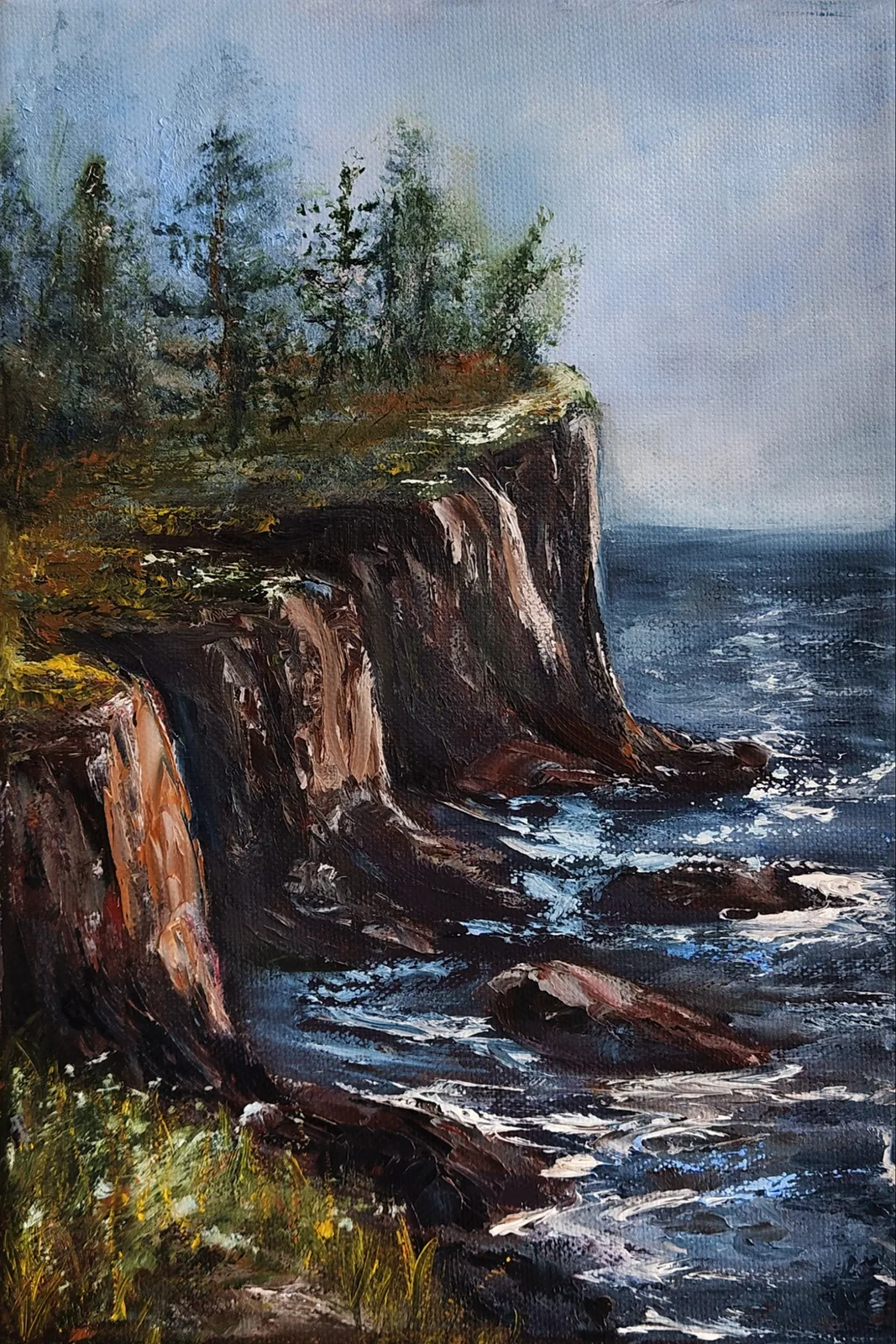 Картина «Скалистый берег» — Мария Лукашевич, Пейзаж, аукцион Artstore