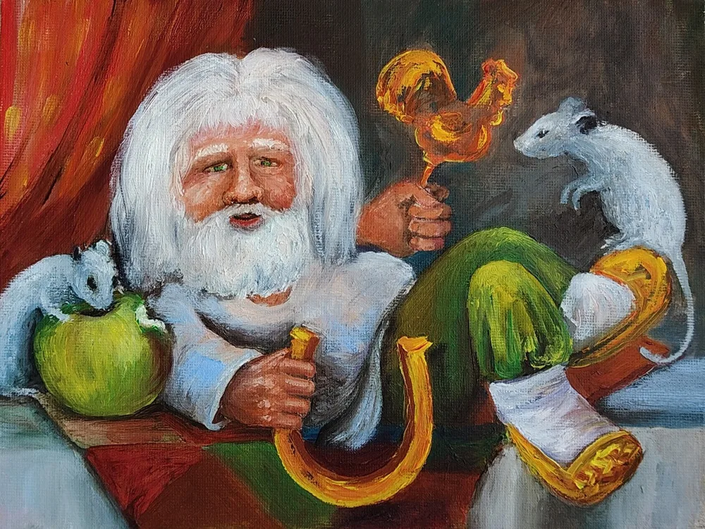 Картина «Домовой» — Мария Лукашевич, Жанровая живопись, аукцион Artstore