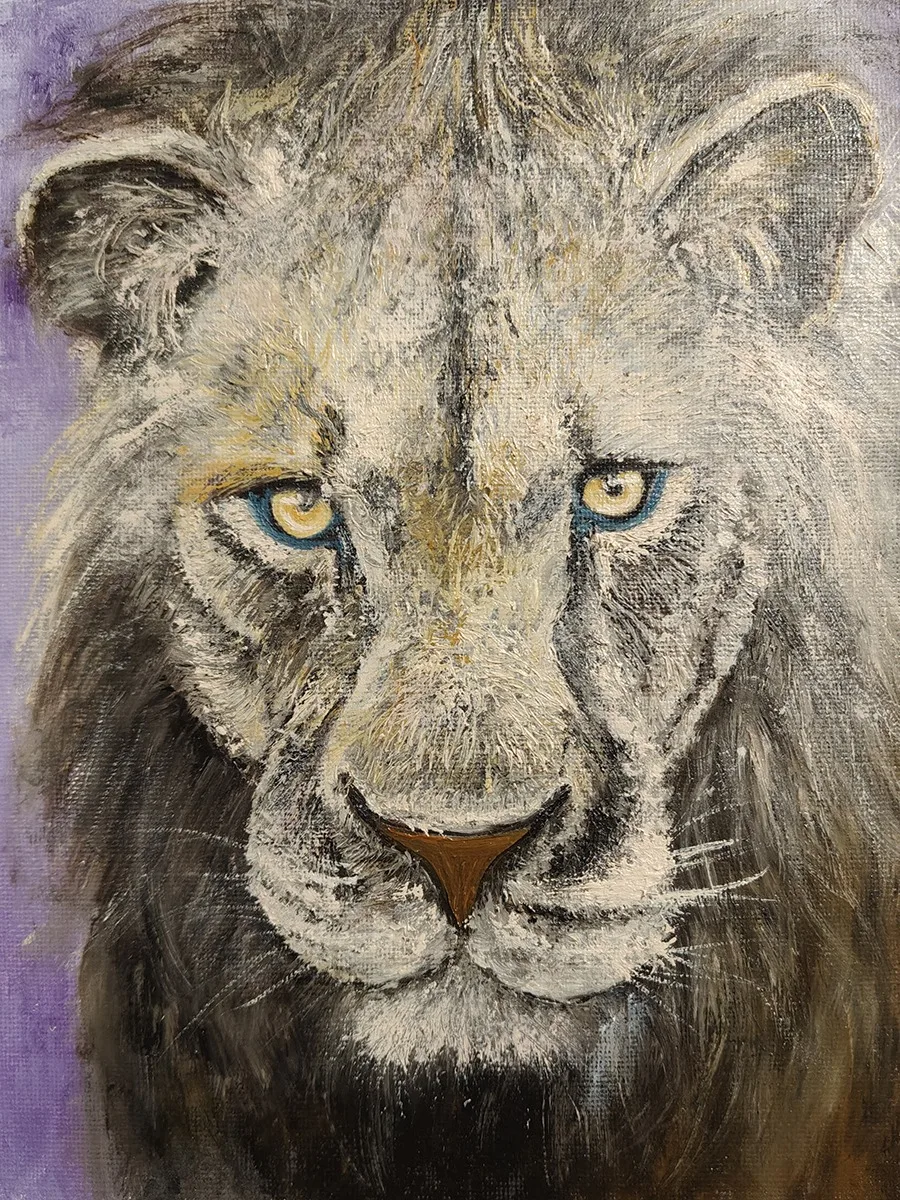 Картина «Лев» — Мария Лукашевич, Анималистика, аукцион Artstore