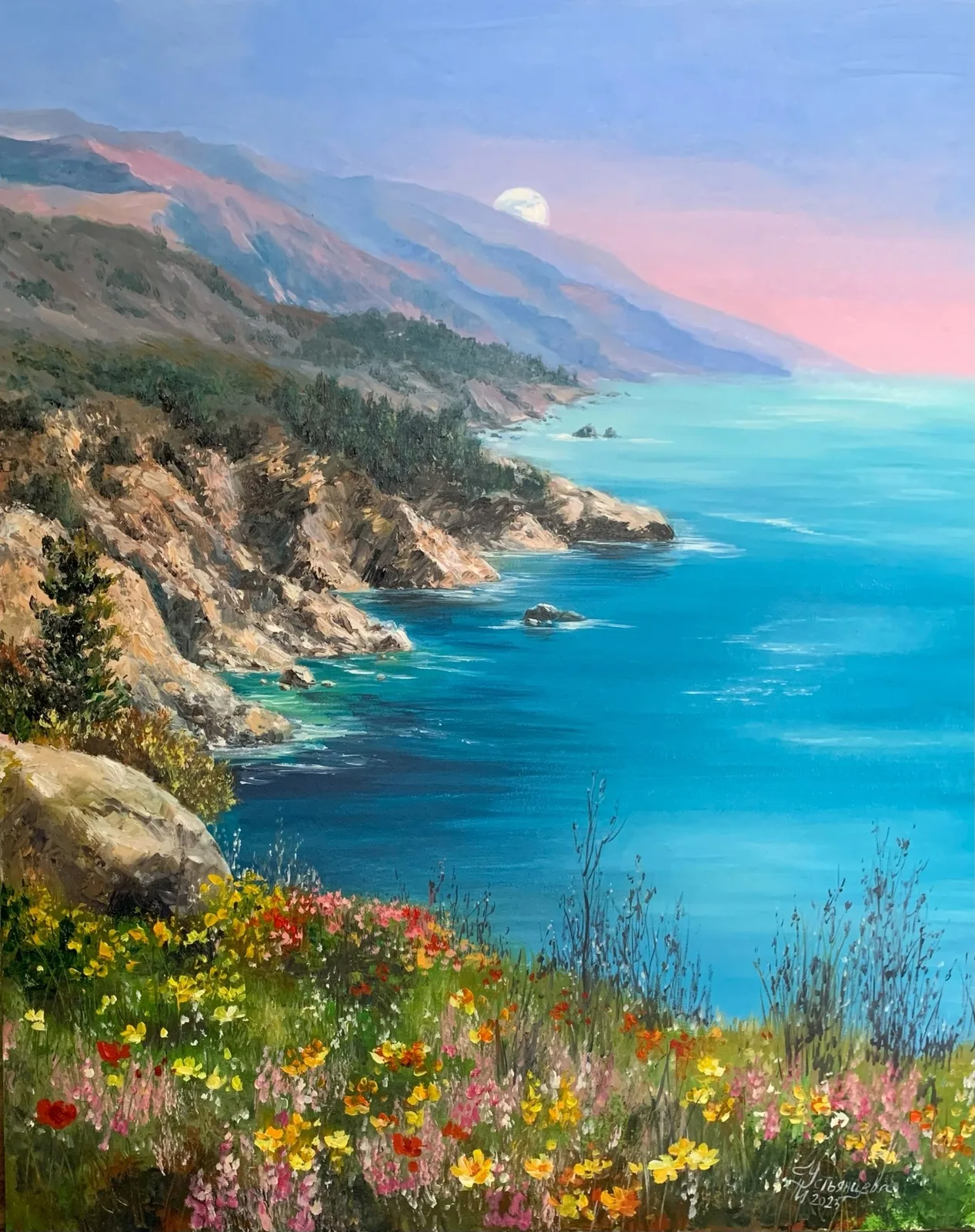 Картина «"Тихий вечер"» — Татьяна Устьянцева, Пейзаж, аукцион Artstore