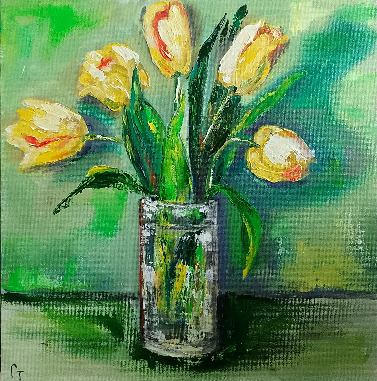 Картина «Жёлтые тюльпаны» — Татьяна Сырова, Натюрморт, аукцион Artstore