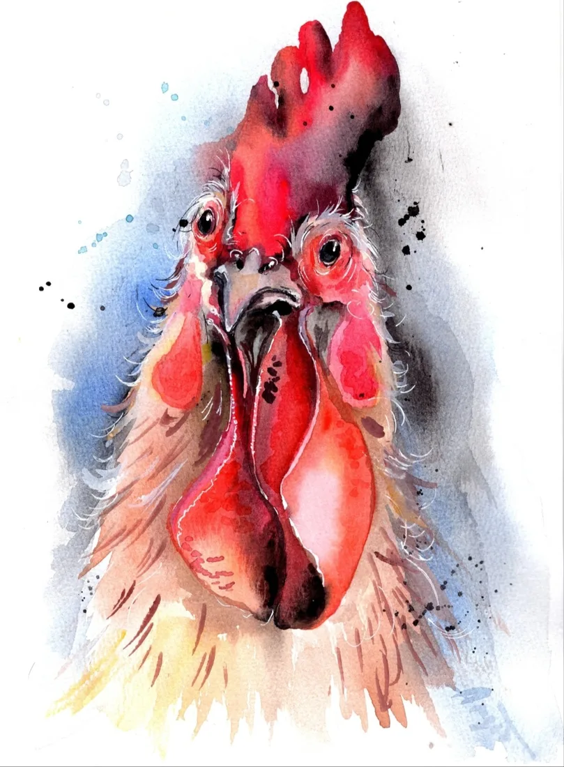 Картина «Петух» — Анна Горынина, Анималистика, аукцион Artstore