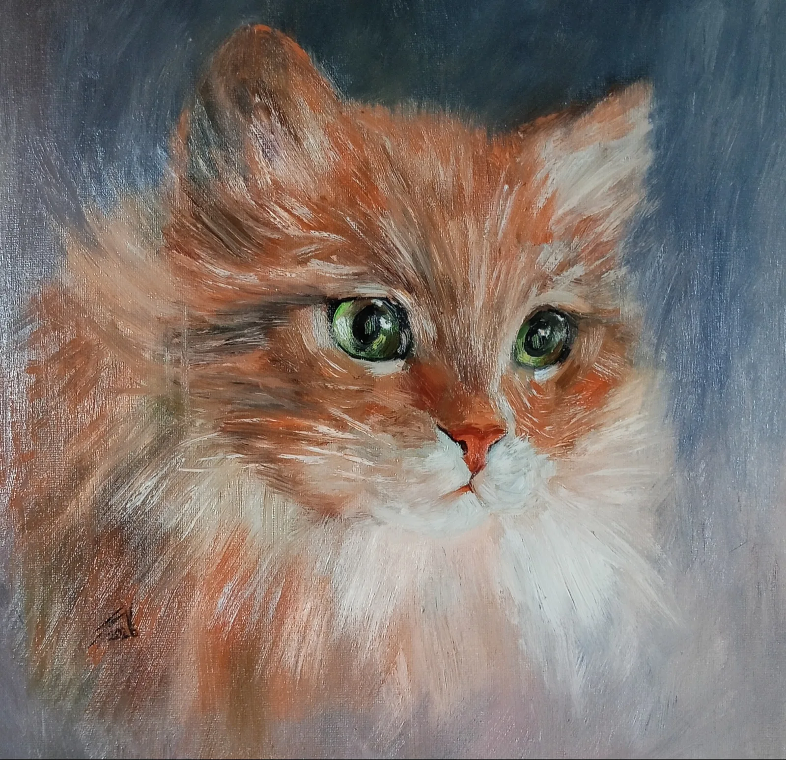 Картина «Рыжик» — Светлана Давыдова, Анималистика, аукцион Artstore