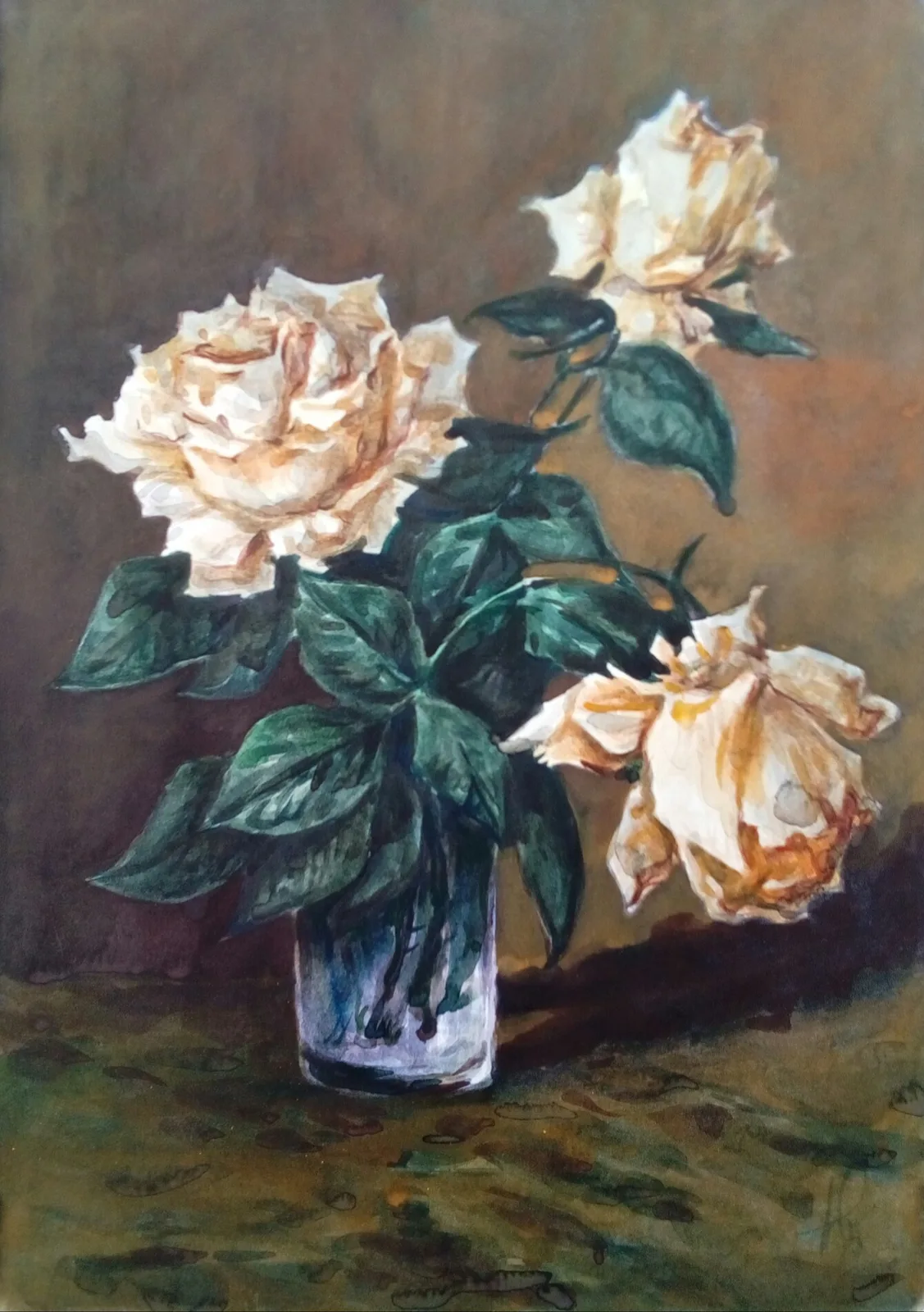 Картина «Три розы» — Павел Масякин, Натюрморт, аукцион Artstore