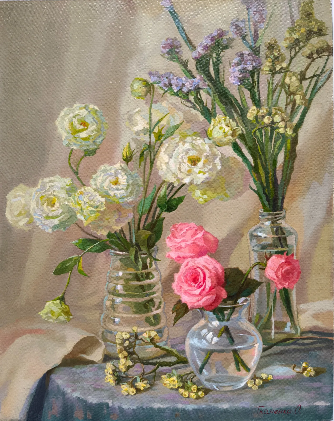 Картина «"Цветы"» — Ольга Ткаченко, Натюрморт, аукцион Artstore