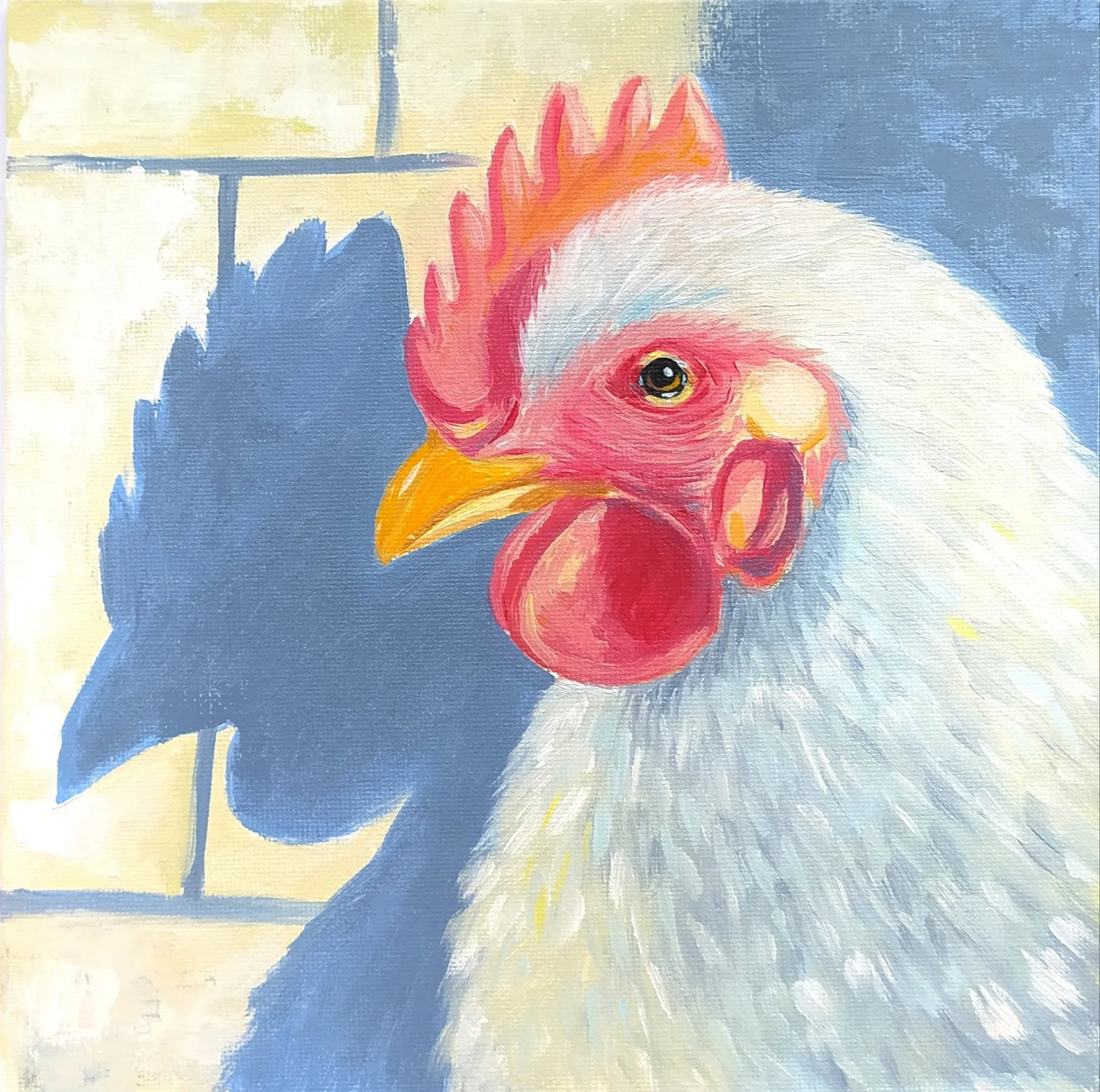 Картина «Портрет курочки» — Екатерина Сокуренко, Анималистика, аукцион Artstore