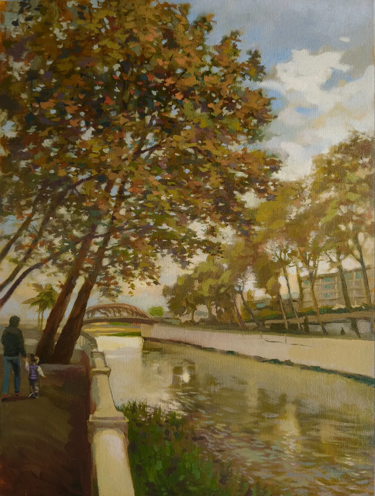 Картина «"На набережной"» — Ольга Ткаченко, Городской пейзаж, аукцион Artstore