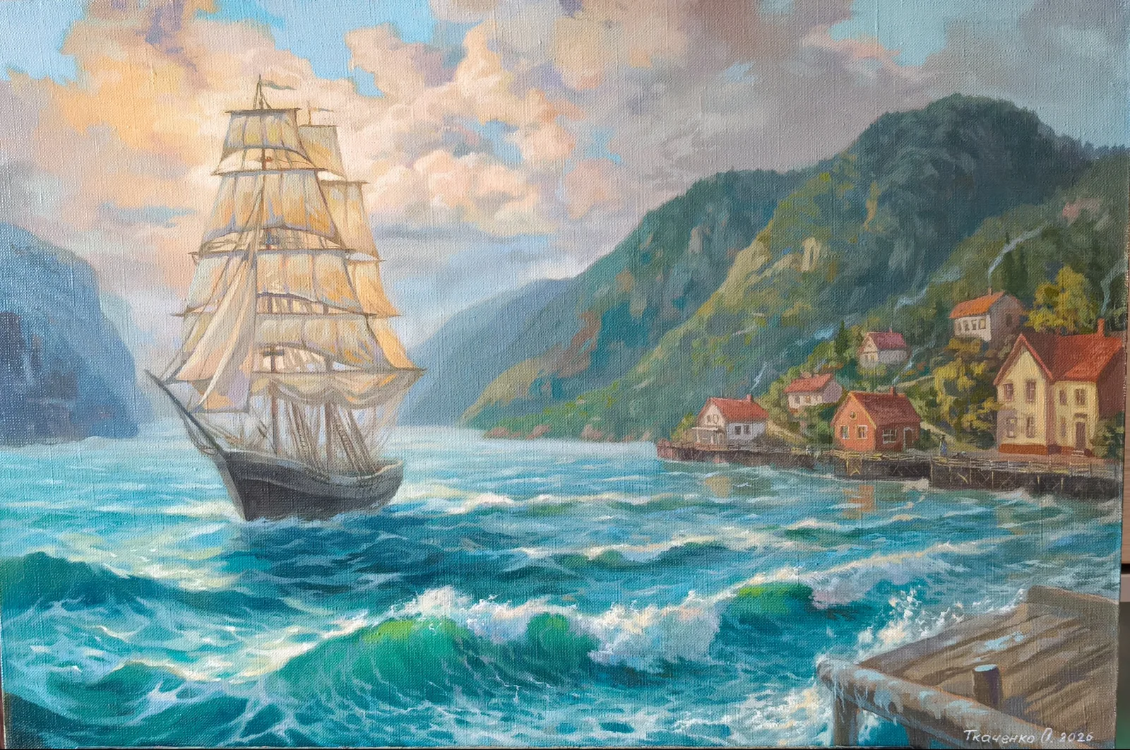 Картина «"Старая гавань"» — Ольга Ткаченко, Пейзаж, аукцион Artstore