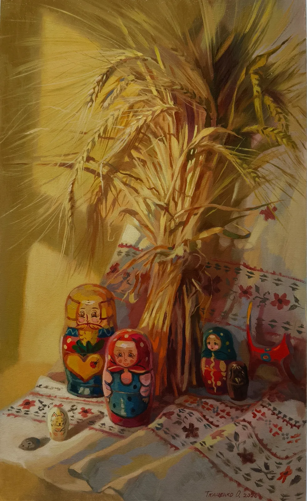 Картина «"Матрёшки"» — Ольга Ткаченко, Натюрморт, аукцион Artstore