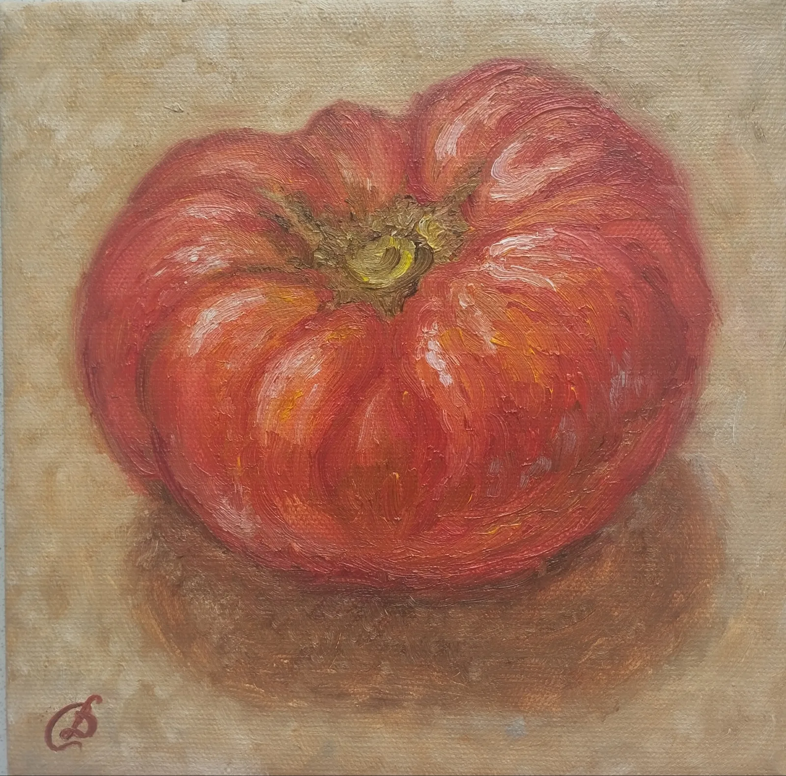 Картина «Сеньор - помидор» — Дина Смольникова, Натюрморт, аукцион Artstore