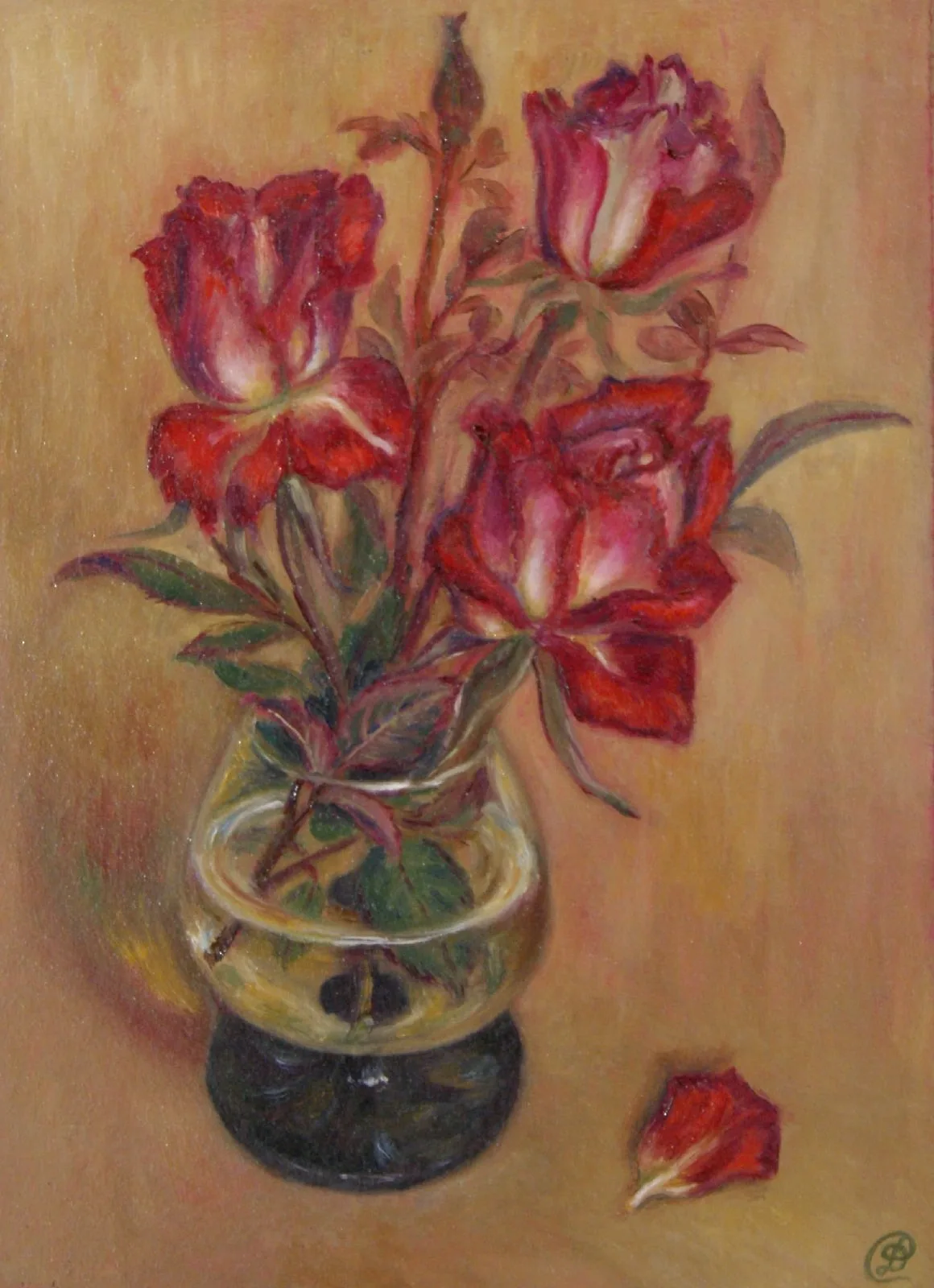 Картина «Розы "Альянс"» — Дина Смольникова, Натюрморт, аукцион Artstore