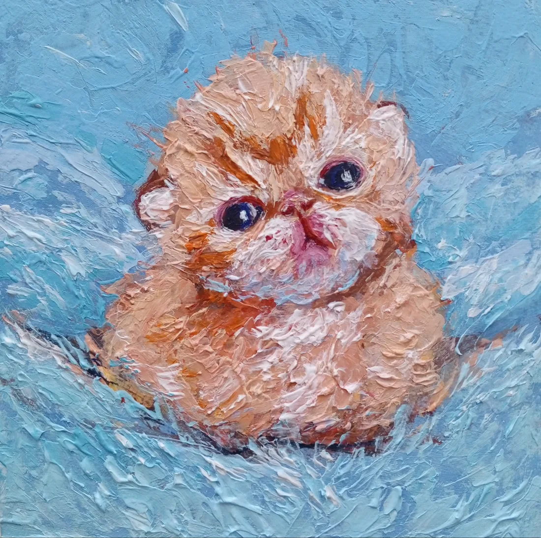 Картина «Я проснулся!» — Маргарита Снигирёва, Анималистика, аукцион Artstore