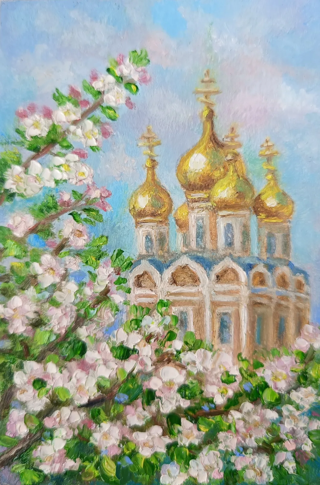 Картина «Весенний Благовест» — Елена Пронина, Пейзаж, аукцион Artstore