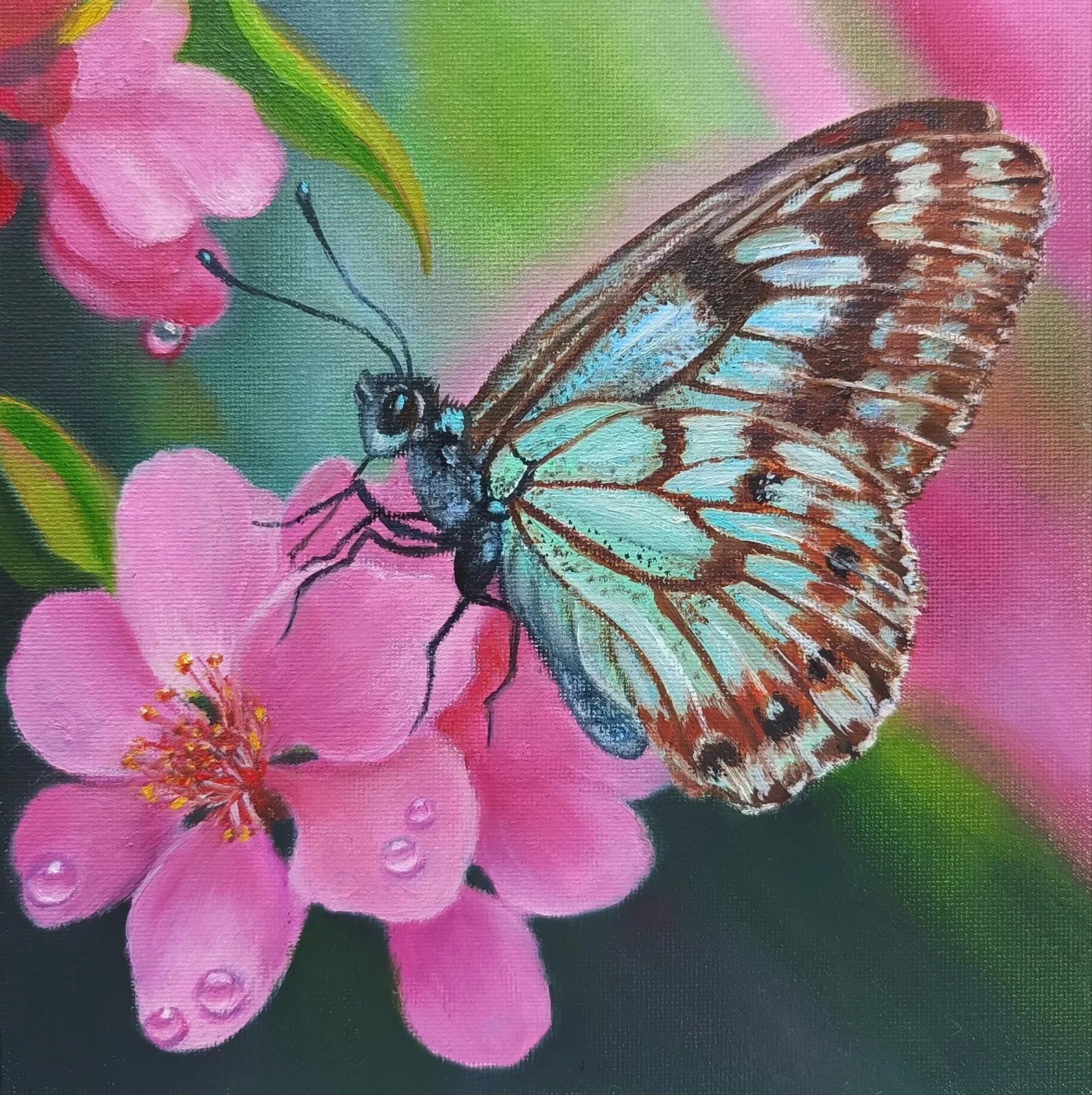 Картина «Весенняя бабочка» — Елена Пронина, Анималистика, аукцион Artstore