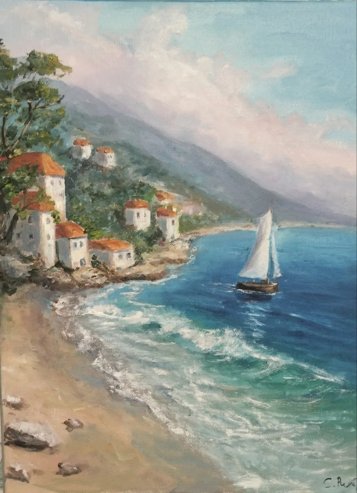 Картина «Морской пейзаж» — Светлана Рихард, Пейзаж, аукцион Artstore