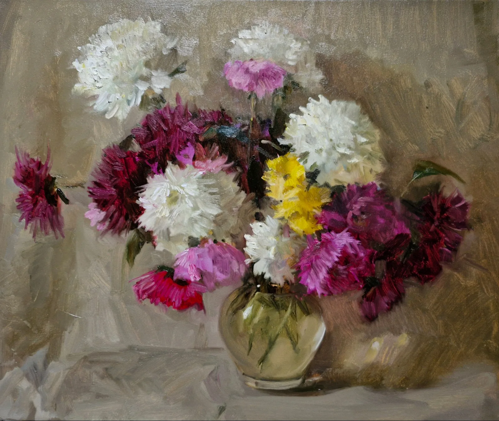 Картина «Астры» — Светлана Родионова, Натюрморт, аукцион Artstore